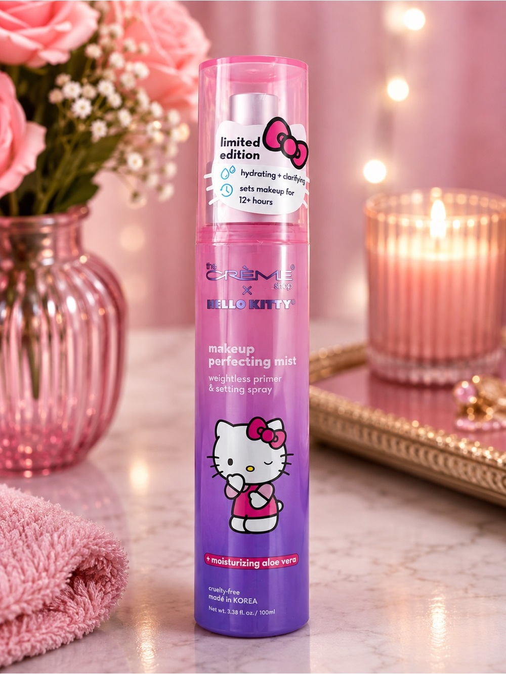The Crème Shop x Hello Kitty Limited Edition Makeup Perfecting Mist
